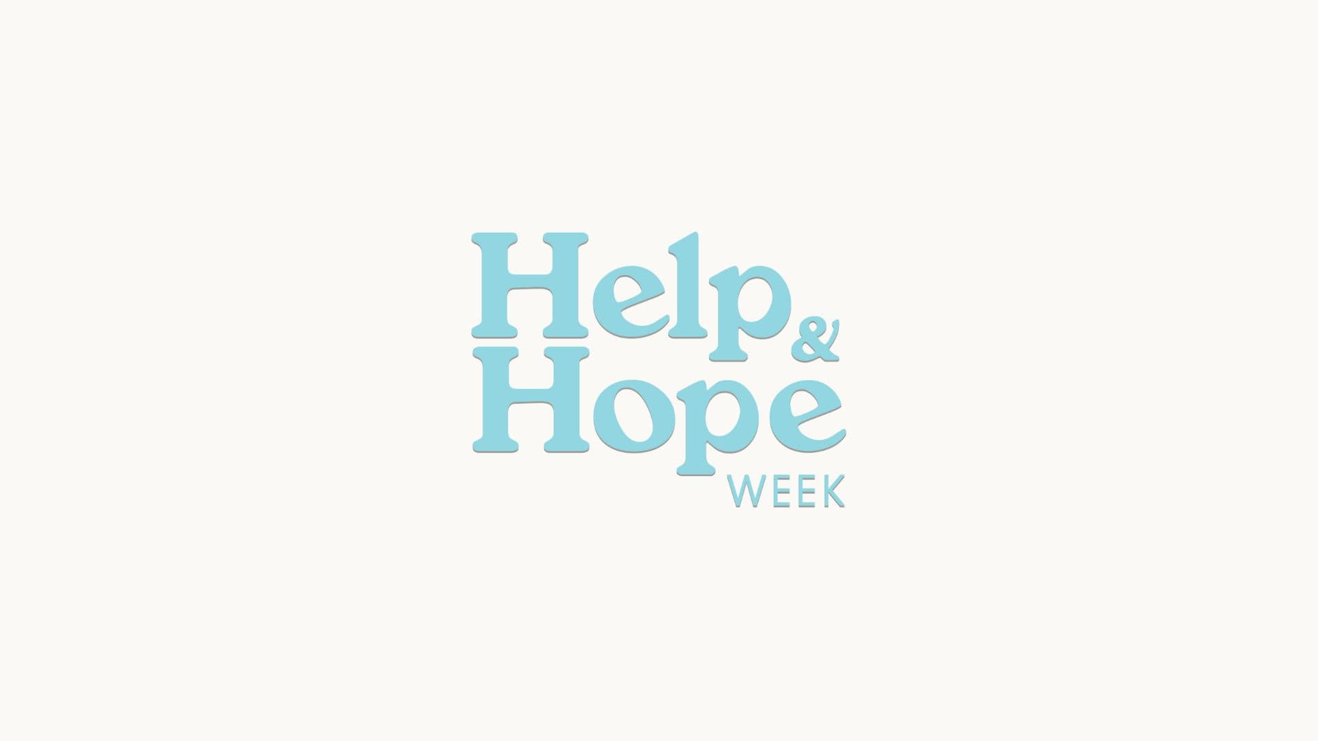 Help and Hope Week logo on white background