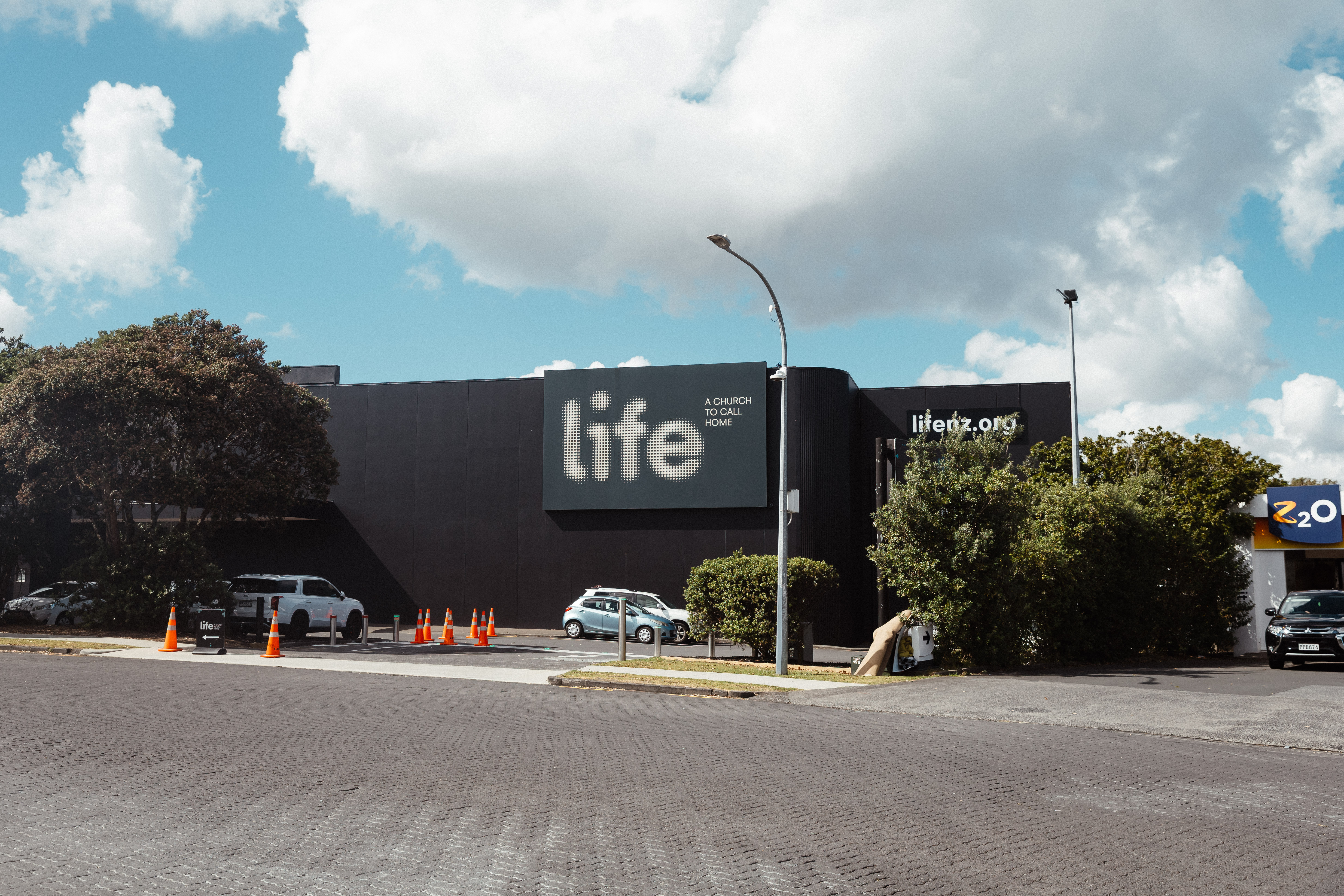 LIFE South Campus from across the road from the front entrance