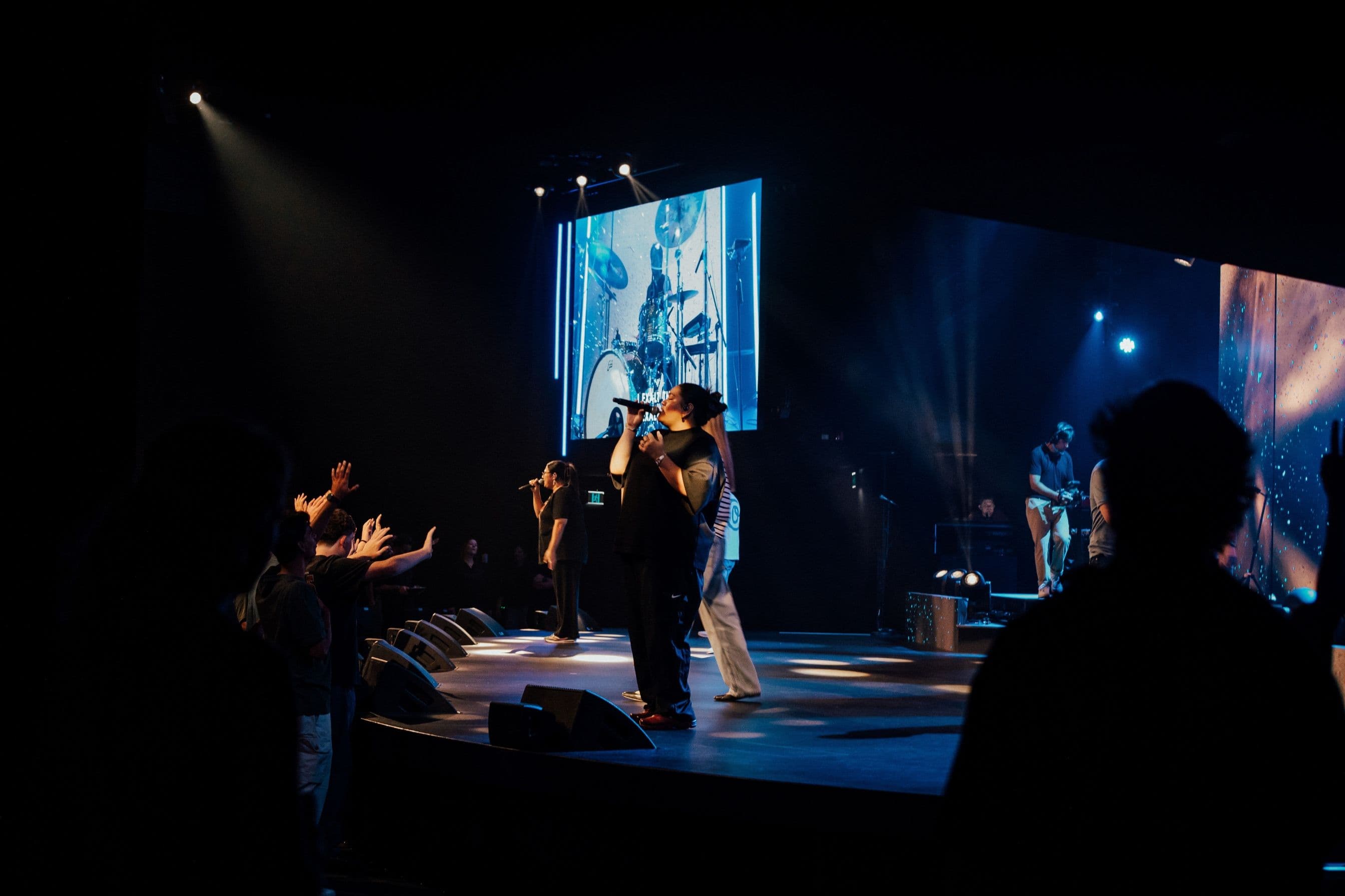 Worship team Sunday night service